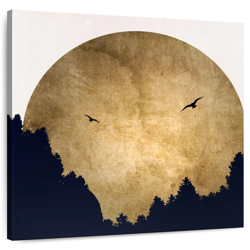 Alvord deux oiseaux I, H 36 po x l 36 po