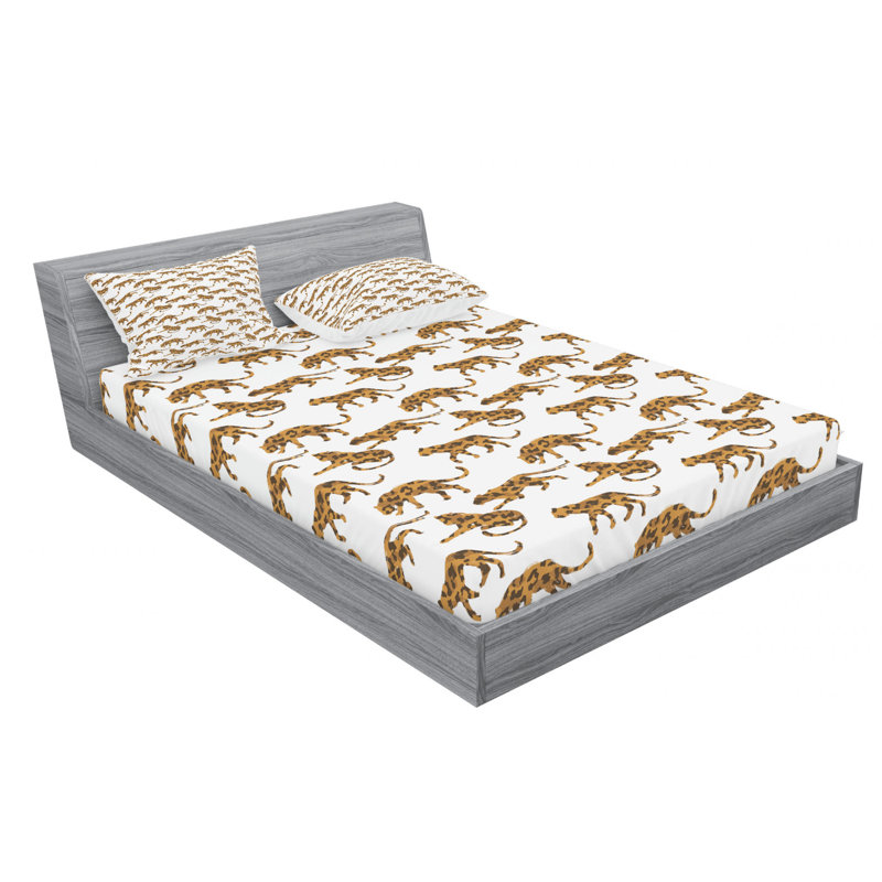 Microfiber Sheet Set, Queen Sheet Set + Fitted Sheet + 2 Pillowcases
