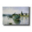 «La seine à Lavacourt» par Claude Monet, estampe numérique sur toile-87903319