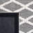Alohna Hand Woven Wool/Cotton Geometric Rug in Ivory/Gray-1016907824