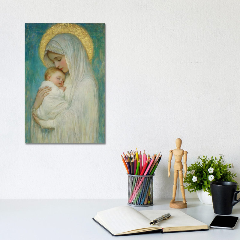 «Divine Love», reproduction d'art sur toile tendue, 12 po x 8 po, Toile tendue avec châssis, Sans cadre