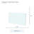 Sumdeal Rectangular Tempered Glass Replacement Tabletop
