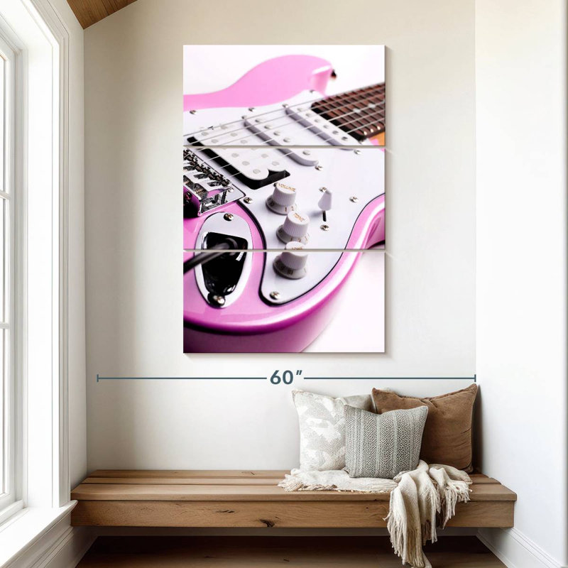 Guitare électrique Abarca, H 50 po x l 32 po