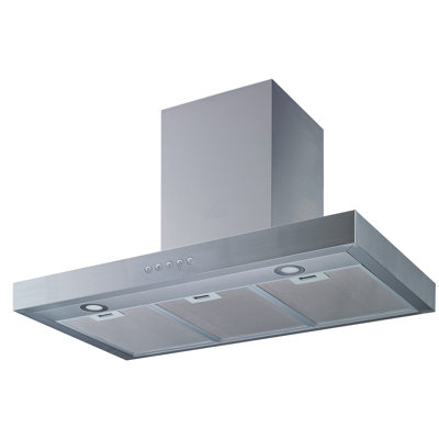  104 Series 30" 600 CFM Convertible Wall Mount Range Hood in Stainless Steel With Filter Included