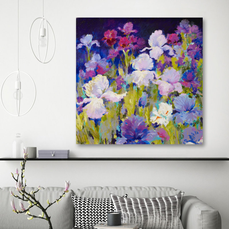 Irresistible Iris - Wrapped Canvas Art Prints, 70cm H x 70cm W x 4cm D
