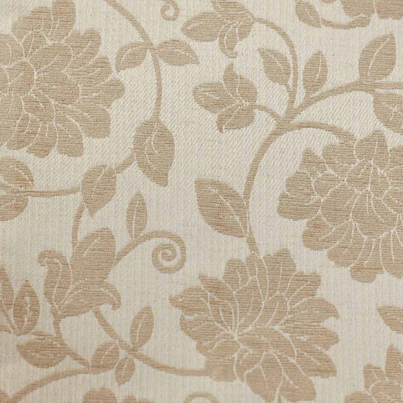 Beige Floral Chaise Sofa