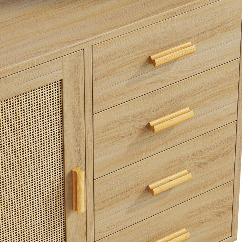 Commode en rotin Oshiro