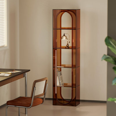 Creative vertical open acrylic bookcase