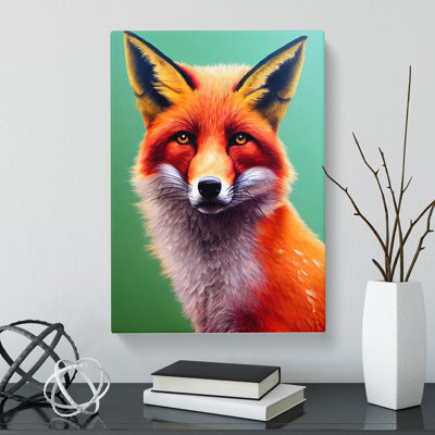 Fox Acrylic - Wrapped Canvas
