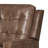 Krystaline Upholstered Home Theatre Seating in Brown