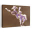 Dynamic Rodeo Ride Abstract Energetic Contemporary Horse Wall Art Print 1 Piece Wrapped Canvas Wall Art-1737917549