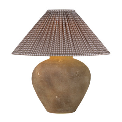 Calabria Table Lamp With Bloom Slate Shade