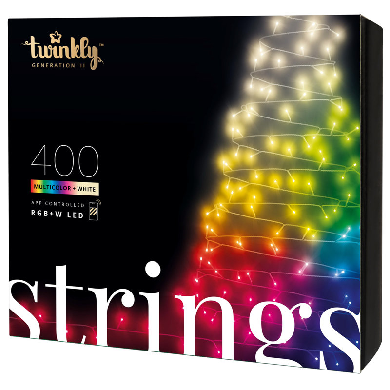 Twinkly 105ft Multicolor and White LED Smart String Lights