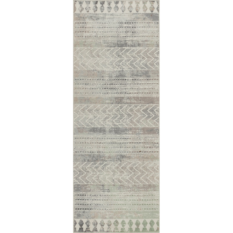 Cheadle Geometric Area Rug, Rectangle 80 x 220cm