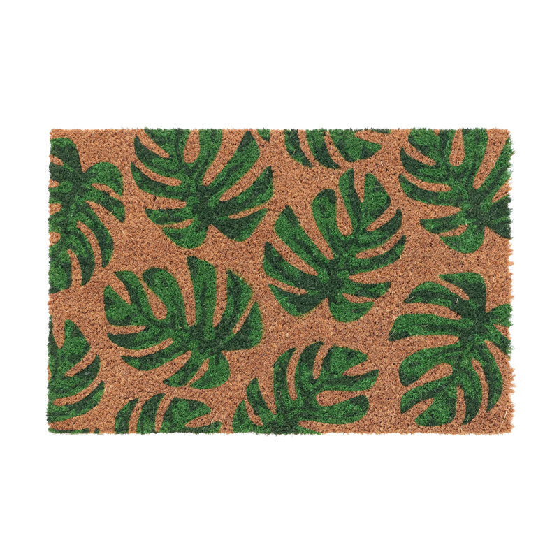 Kirkersville Non-Slip Floral Doormat