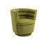 Fauteuil demi-tonneau pivotant Burrier Modern
