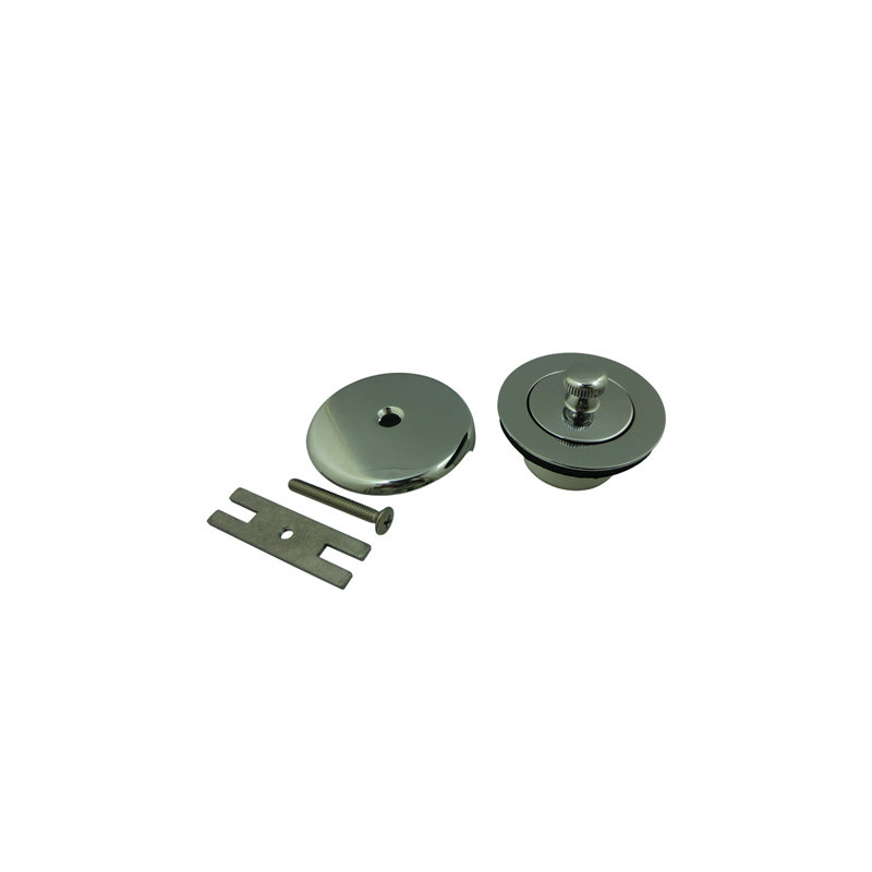 Kingston Brass Trimscape Zinc Alloy Lift and Turn Tub Drain Conversion Kit, Polished Chrome