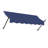 Awntech New Orleans Fixed Awning, 76.5"W x 24"H x 16"D, Burgundy/Tan Stripe-28213136-28213390