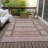 Machine Washable Indoor/Outdoor Meredith ACN2160 Striped Rug-115962226