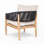 Fauteuil club d'extérieur en bois d'acacia-799198431