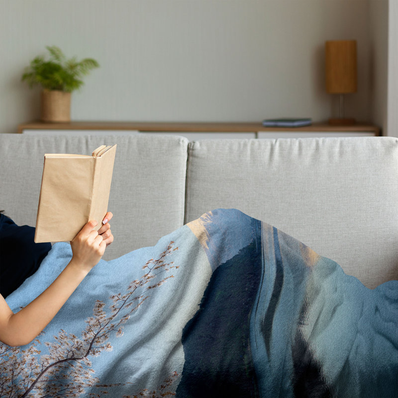 Hand Woven Throw Blanket, 70" x 90"