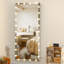 Oversized Full Body Vanity Mirror With 3 Colour Modes Lighted For Dressing Room Bedroom Hotel Touch Control