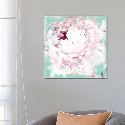 Lavender Peony by Ashley Bradley - Painting on Canvas