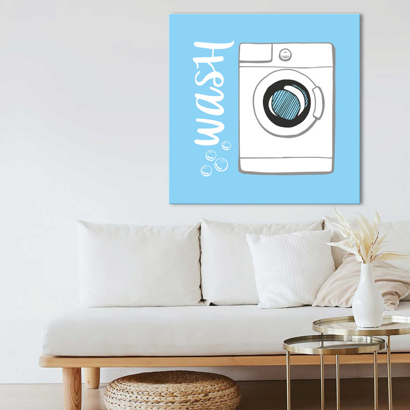 "Wash" par Daniela Santiago, reproduction sur toile, H 28 po x l 28 po x P 1,5 po