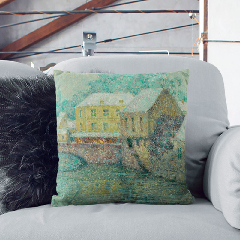 Snow upon the Houses Scatter Cushion, 40cm H x 40cm W x 15cm D