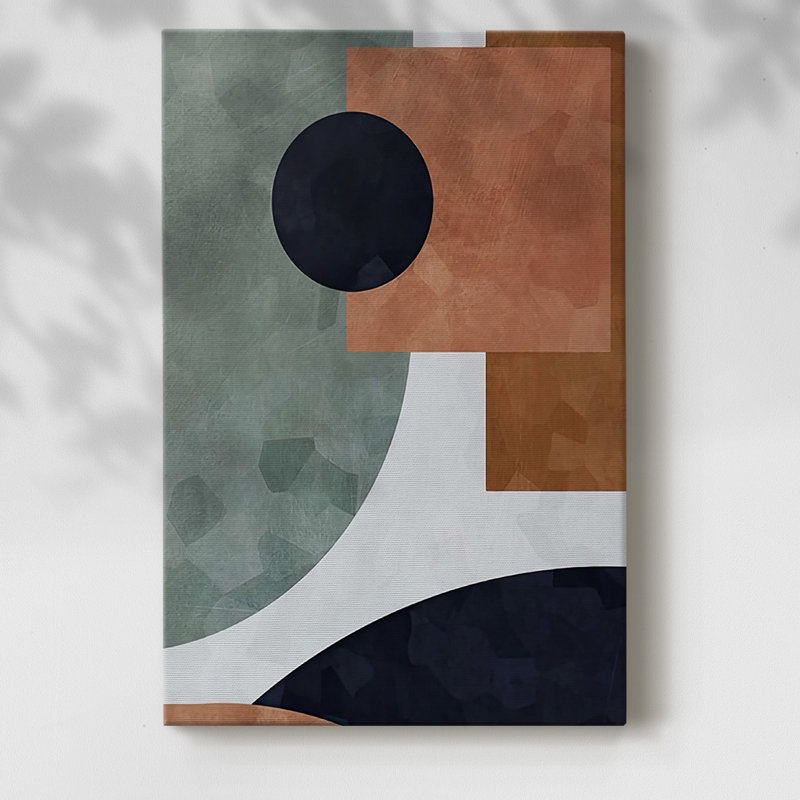 Abstrait de formes II, H 18 po x l 12 po