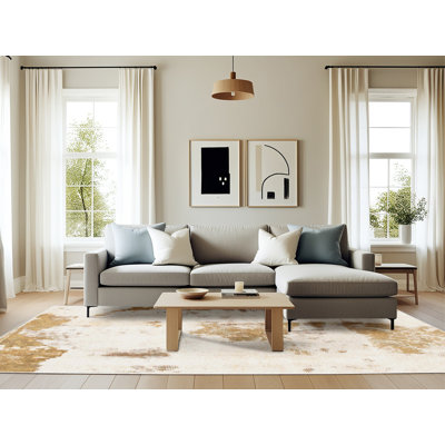 Tapis abstrait moderne 982