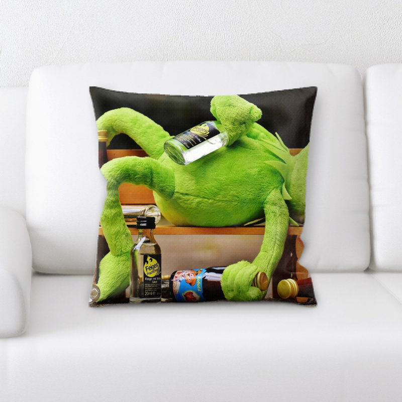 Microsuede Throw Pillow