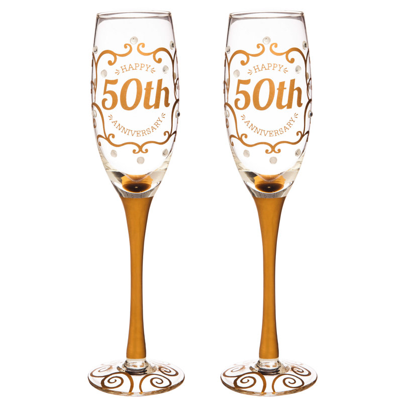 50 oz Anniversary Flûte en verre