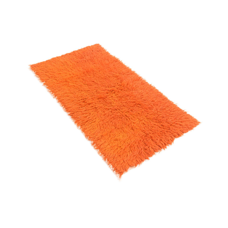 4 Ft Rectangle Pires Orange Rug
