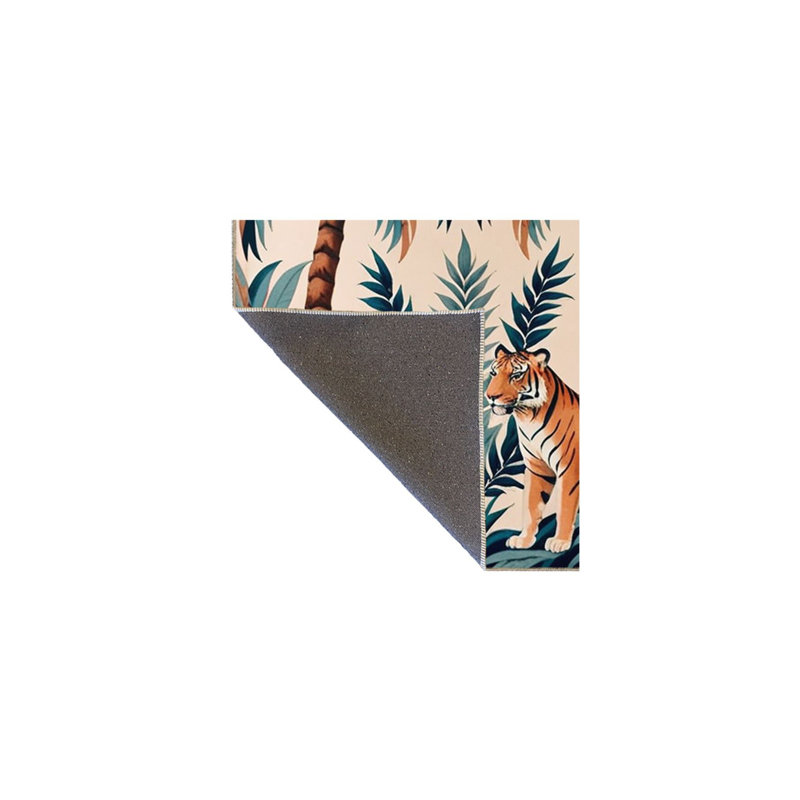 Tapis décoratif lavable à la machine Paris, Sous-tapis rectangulaire 4 pi 7 po x 6 pi 7 po inc