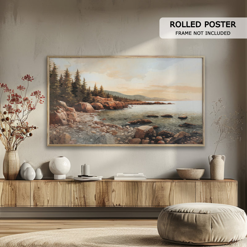 Acadia National Park Large Panoramic Print, 28" H x 56" W, Frameless Print
