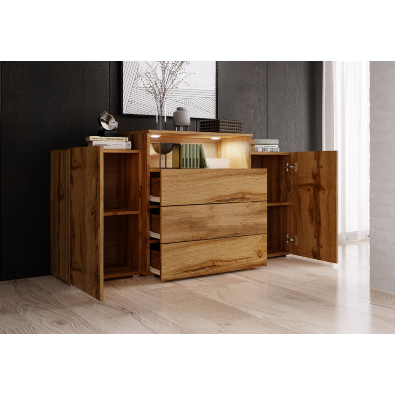 Sideboard Plymptonville 150 cm, Wotan Oak