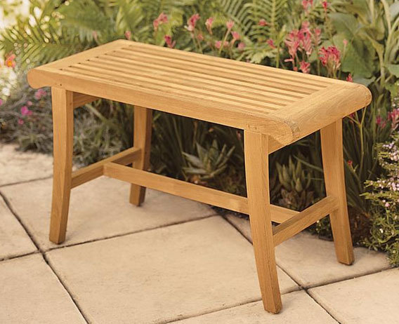 Magruder Outdoor Teak Bench