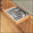 Rev-A-Shelf GCT-4S-52 Plastic Compartment Cutlery Tray Insert Organizer, Silver