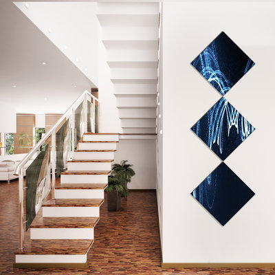 " 3D Illuminated Helix Shapes " 3 - Pieces