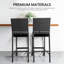 Tabouret de bar avec coussin Aize