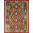 Multolor Kilim Reversible Wool Rug 4x6