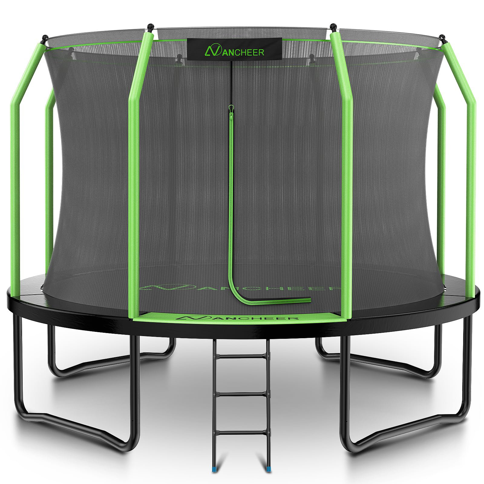 Homdox 14' Round Backyard Trampoline With Safety Enclosure | Wayfair