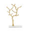 Marble Jewelry Display Stand with Rectangular Base-1525498859