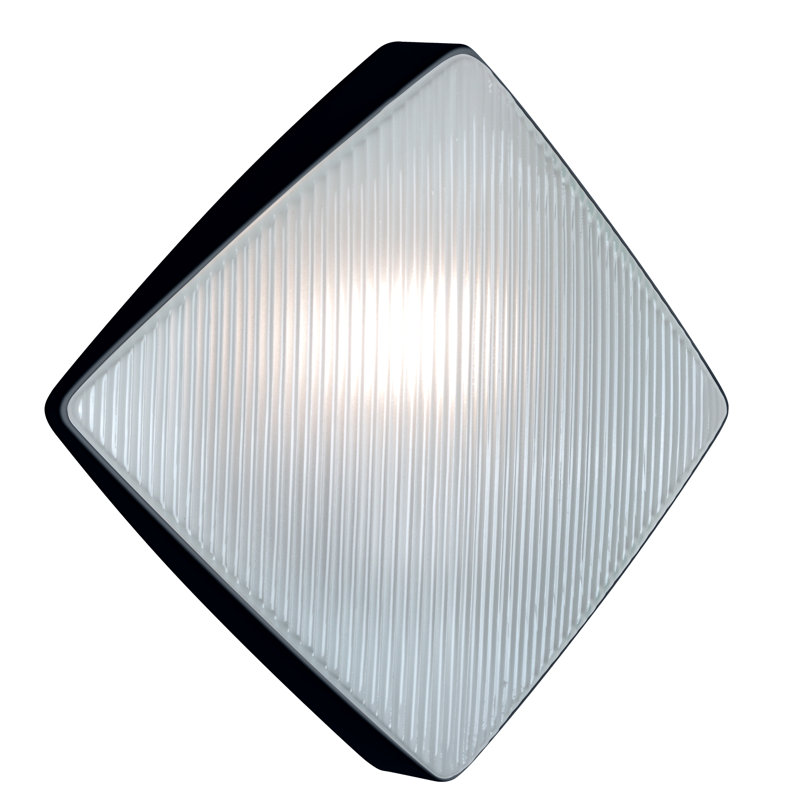 Donnie Flush Mounted Sconce, Black