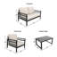 Ensemble de conversation avec causeuse 4 pièces Suren avec coussins Sunbrella® Suren-130890255-130890259