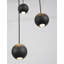 10 - Light Black LED Cluster Pendant
