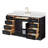 Tidworth Solid Wood Single Bathroom Vanity with 1.5'' White Quartz Top-193868336-159445744