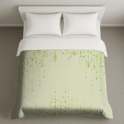 Housse de couette à motif géométrique
