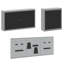  Set Of 6 Black Steel Standard Adjustable Feet Work Cabinet
